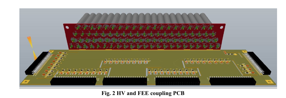 HV and FEE coupling PCB